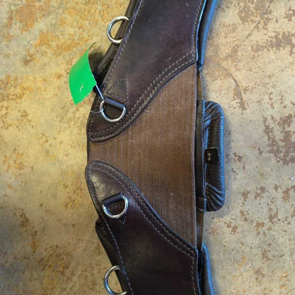 leather and elastic egro girth
