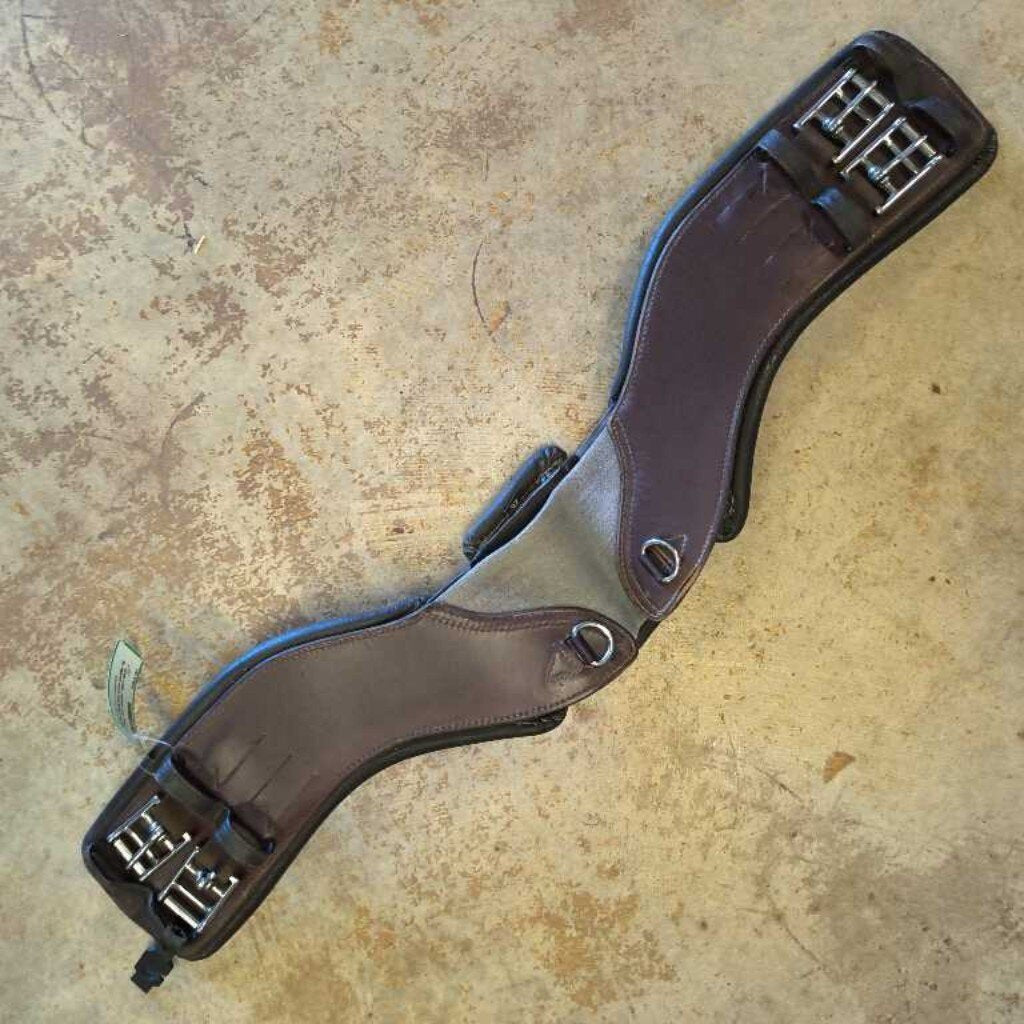 leather and elastic egro girth