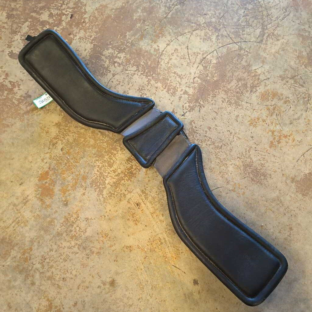 leather and elastic egro girth