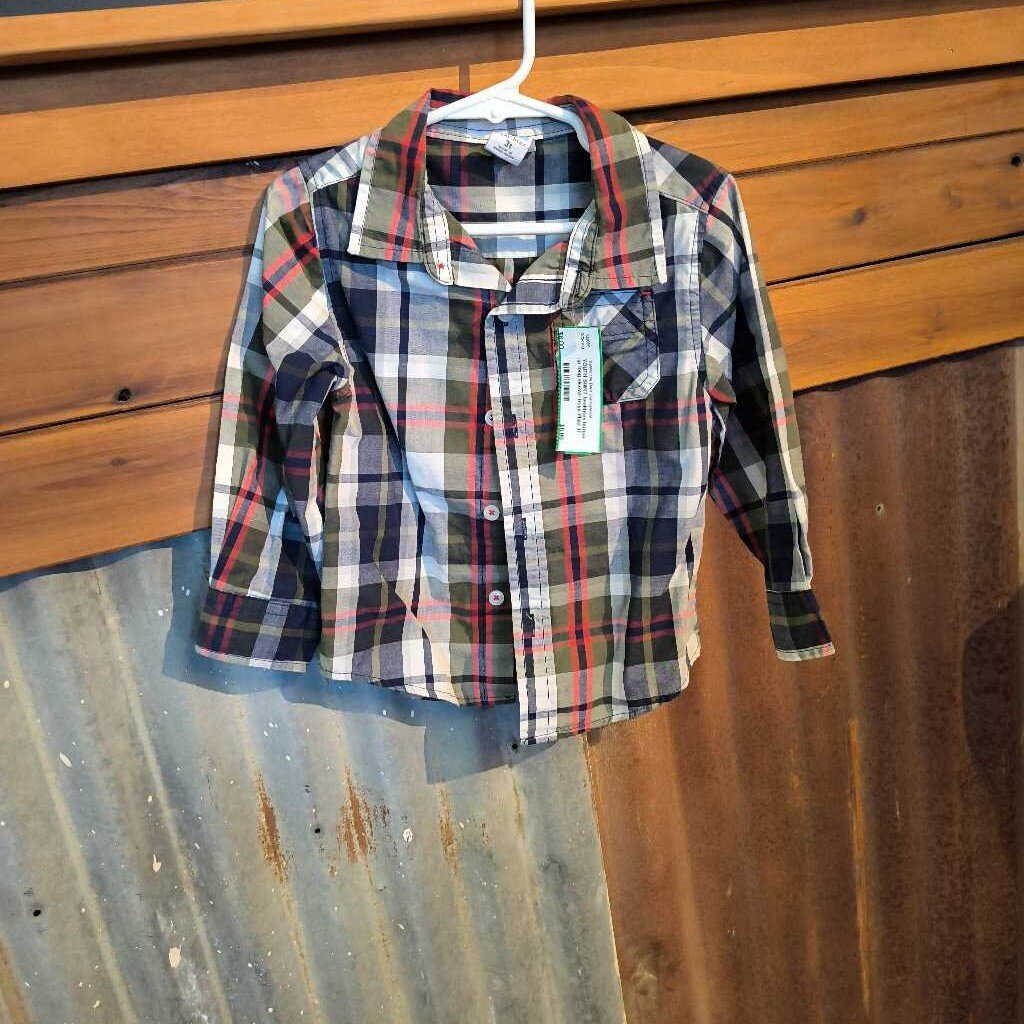 button up long sleeve- boys