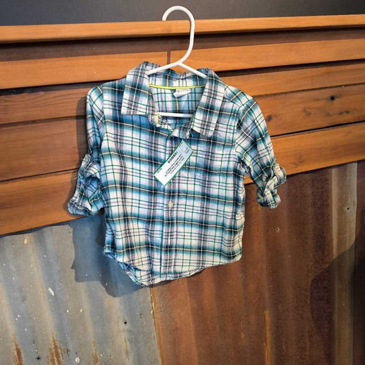 button up long sleeve- boys