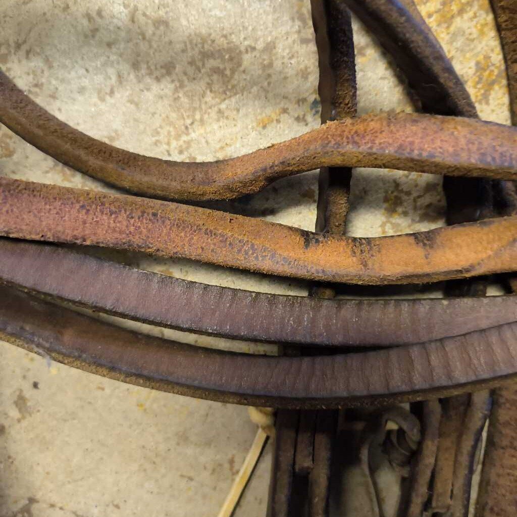 leather split reins