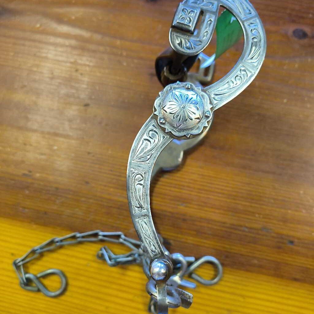 port with roller long shank silver