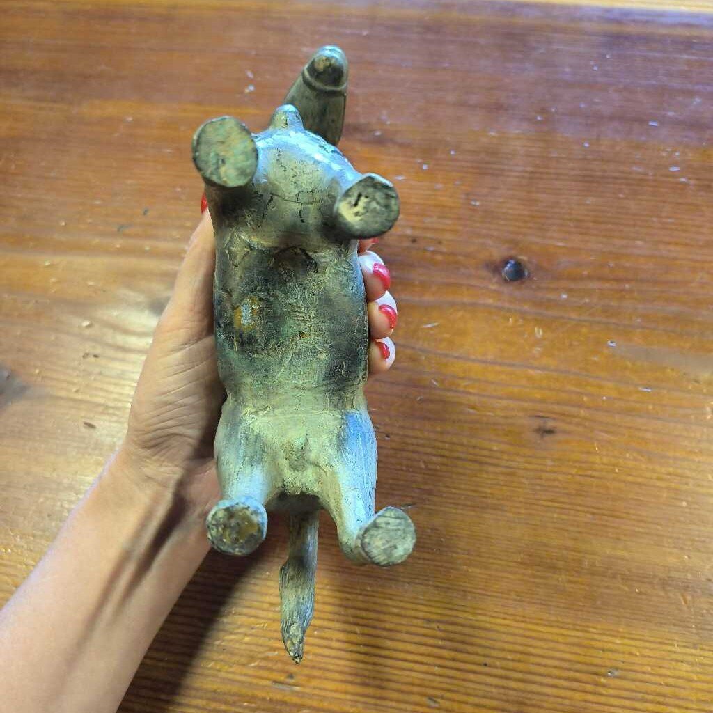 Stone carved horse