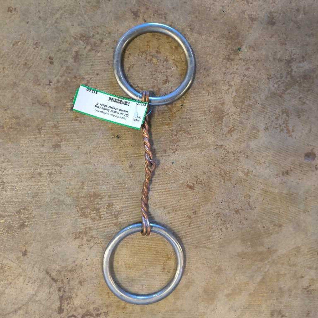 loose ring twisted copper
