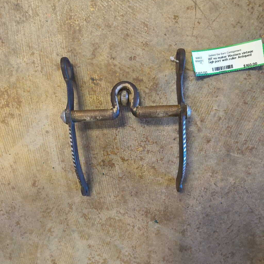 Western vintage high port with roller