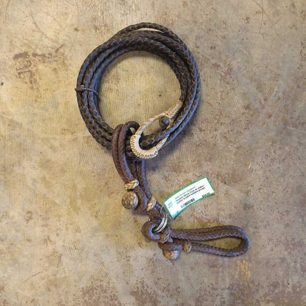 leather braided hobbles