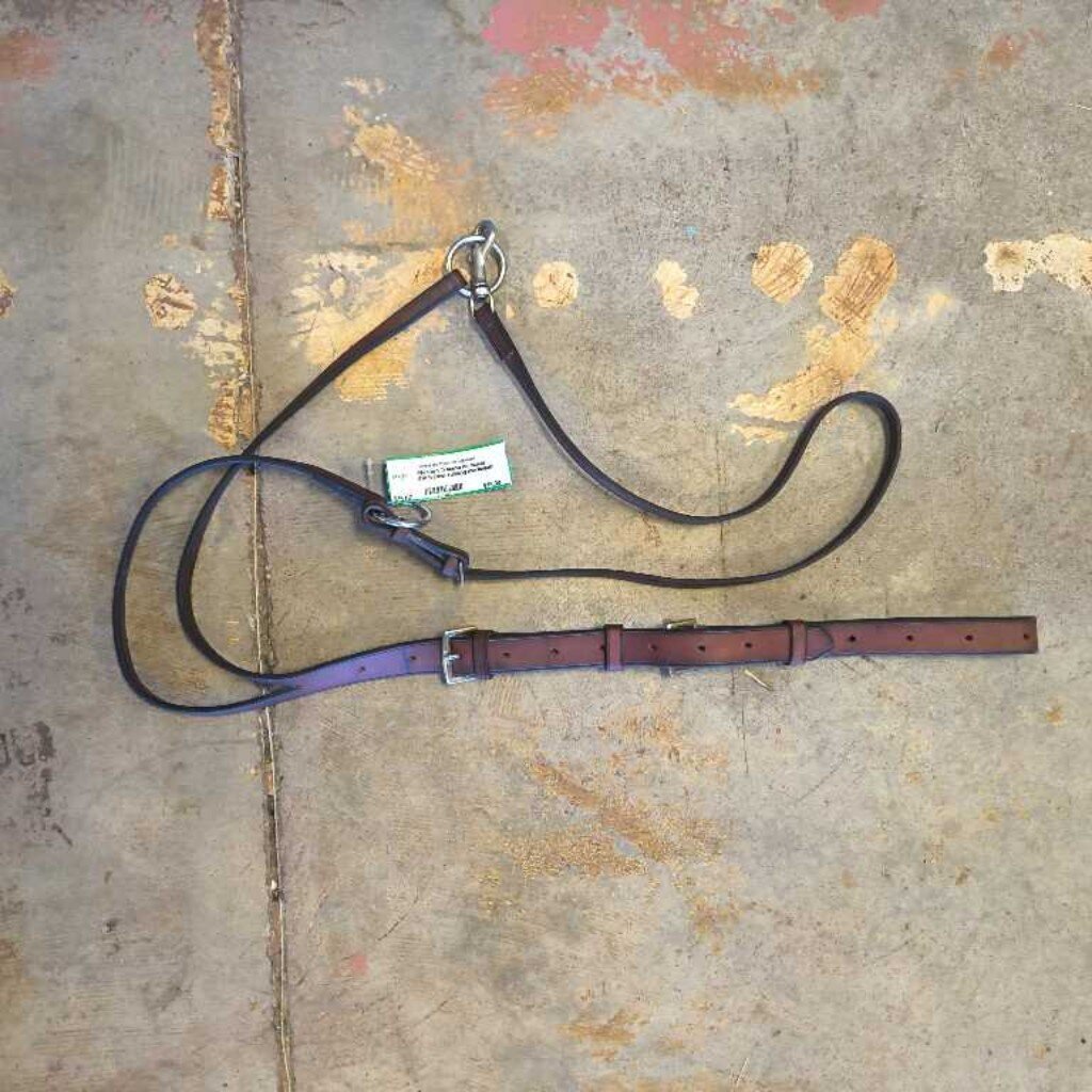 thin leather running martingale