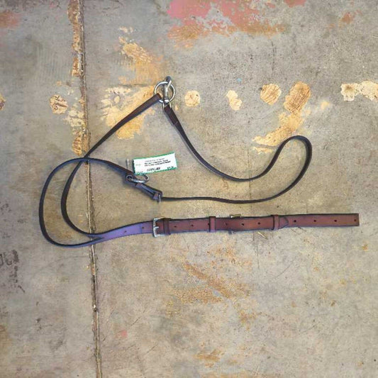 thin leather running martingale