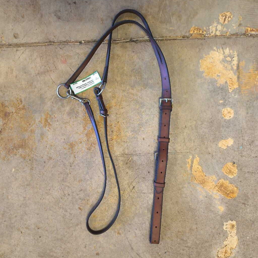 thin leather running martingale