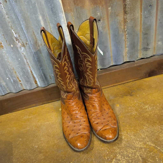 Mens boots-ostrich