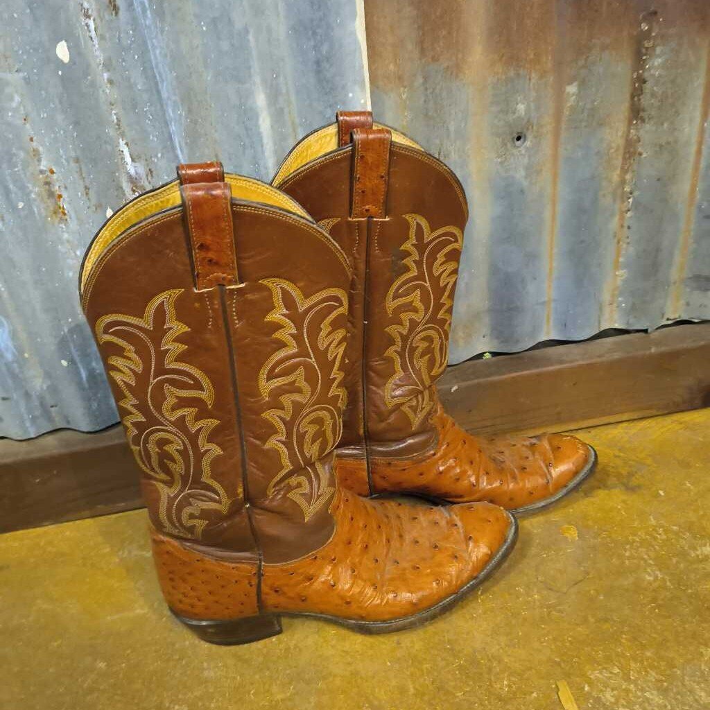 Mens boots-ostrich