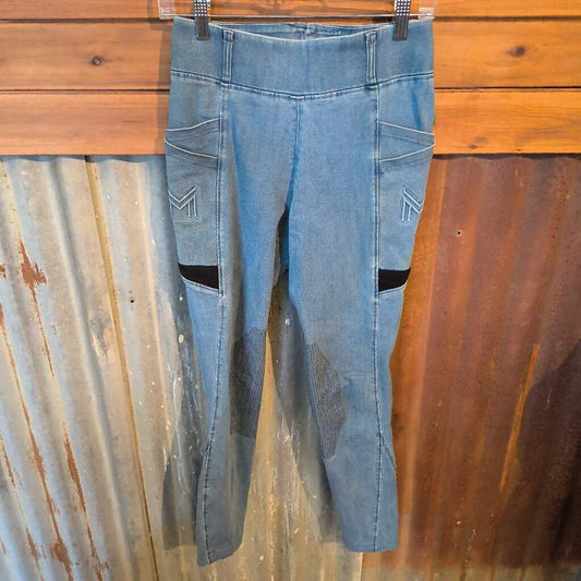 Knee patch jean material