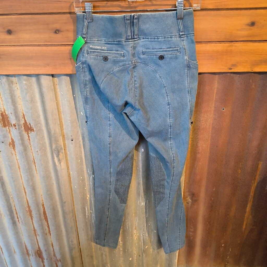 Knee patch jean material