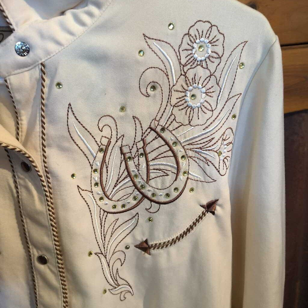 long sleeve with snaps- ladies