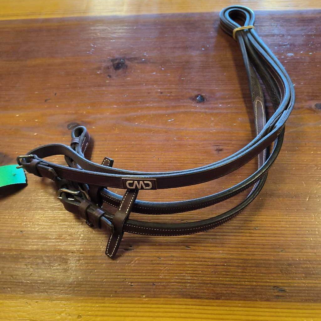 flat leather with rubber grip