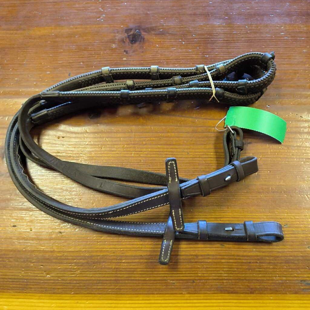 raised fancy stitch rubber grip/ lether stops