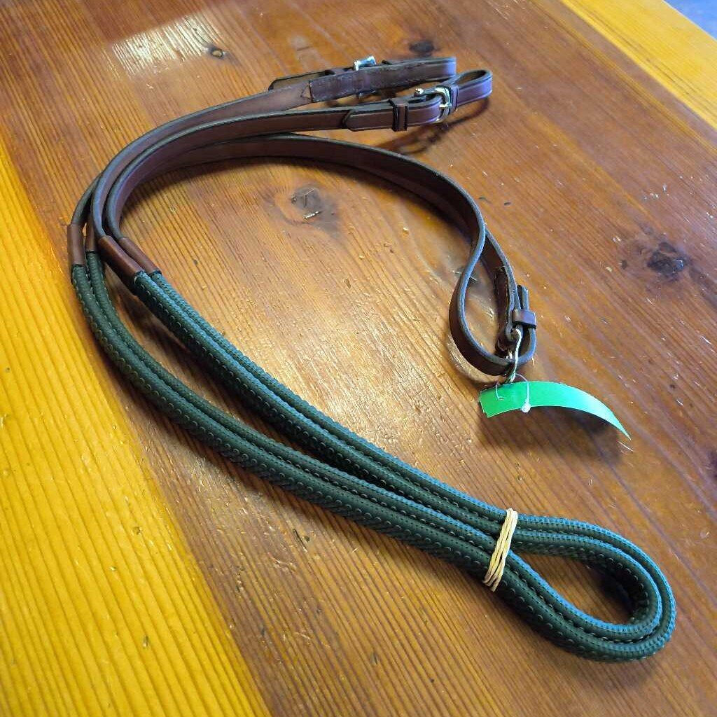 Rubber grip and leather