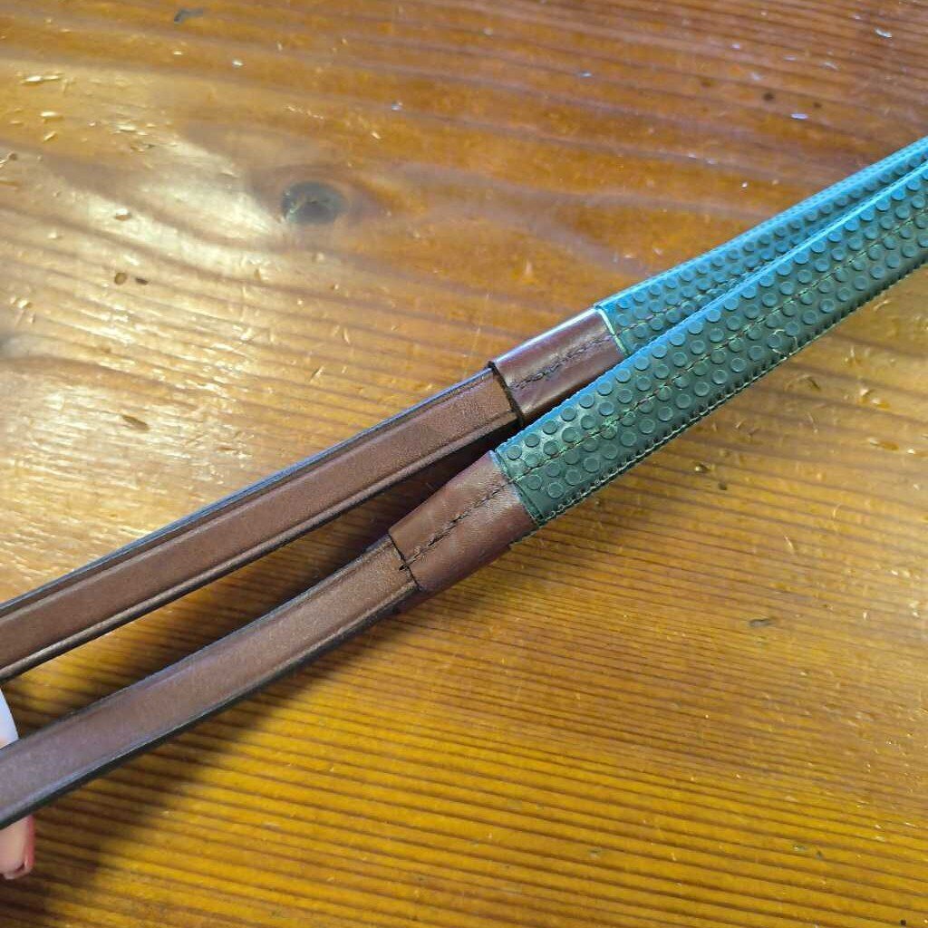 Rubber grip and leather