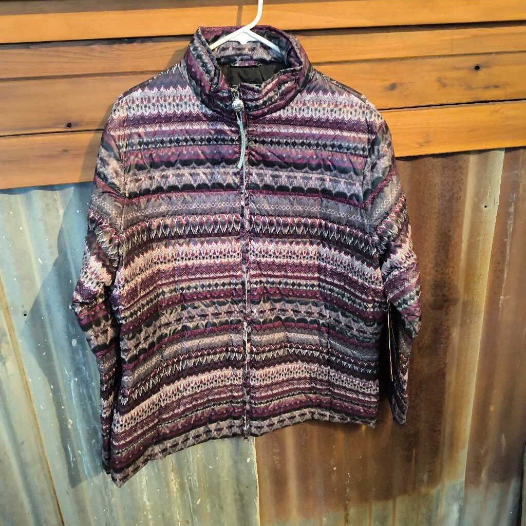 thin puffer jacket- new- ladies