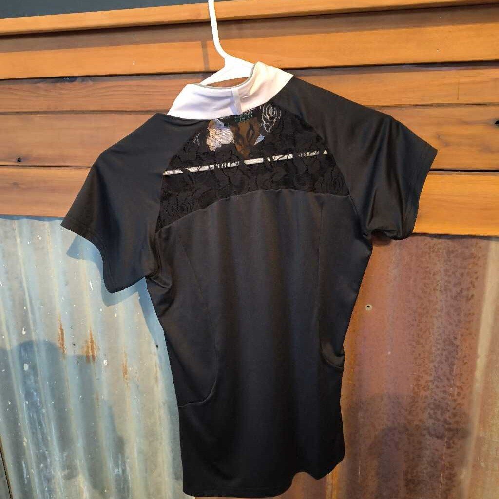 Short sleeve- lace detail adult