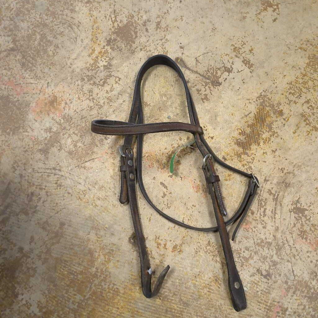 leather brow band bridle
