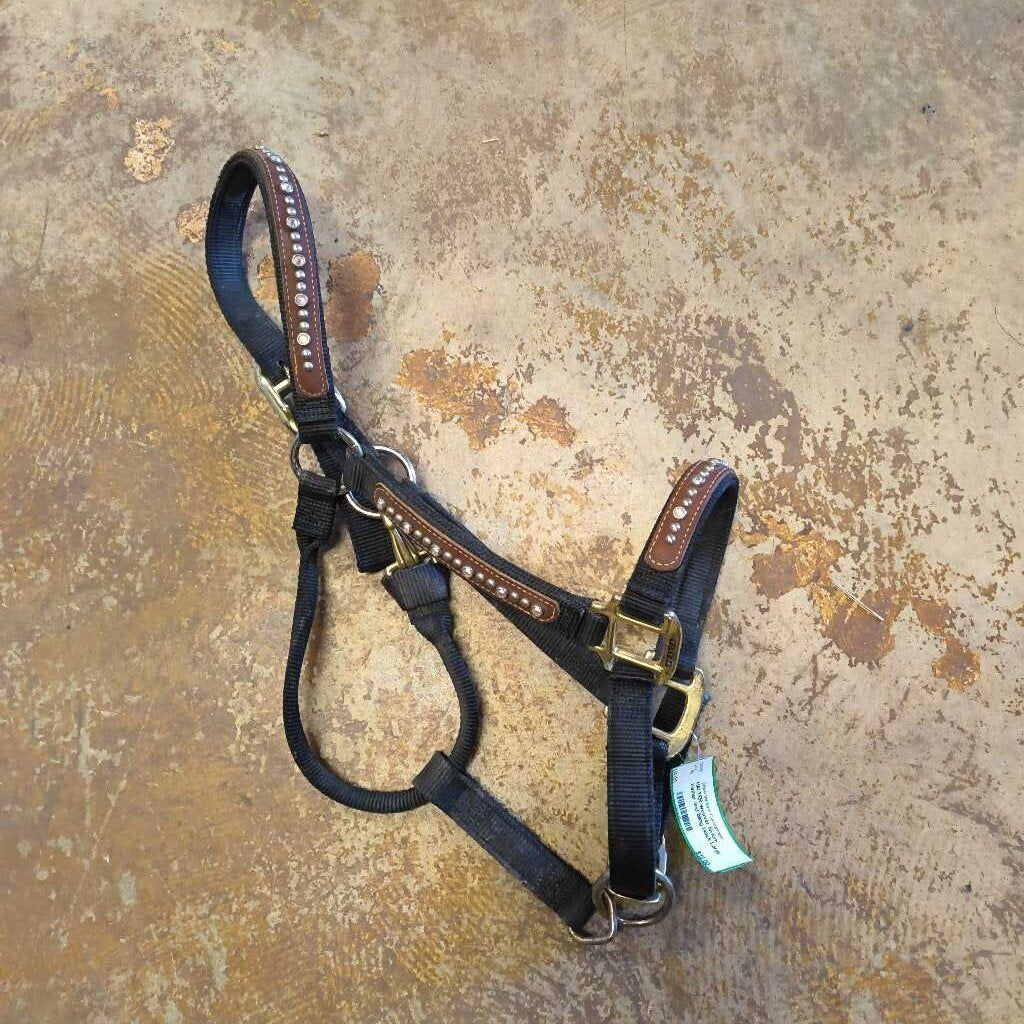 Nylon- leather and bling