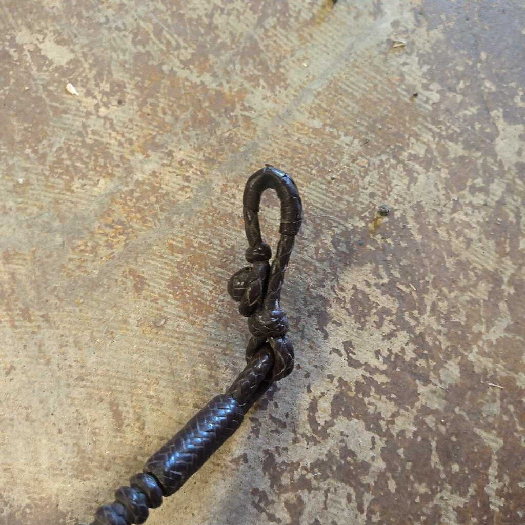 Leather braided Rommel reins
