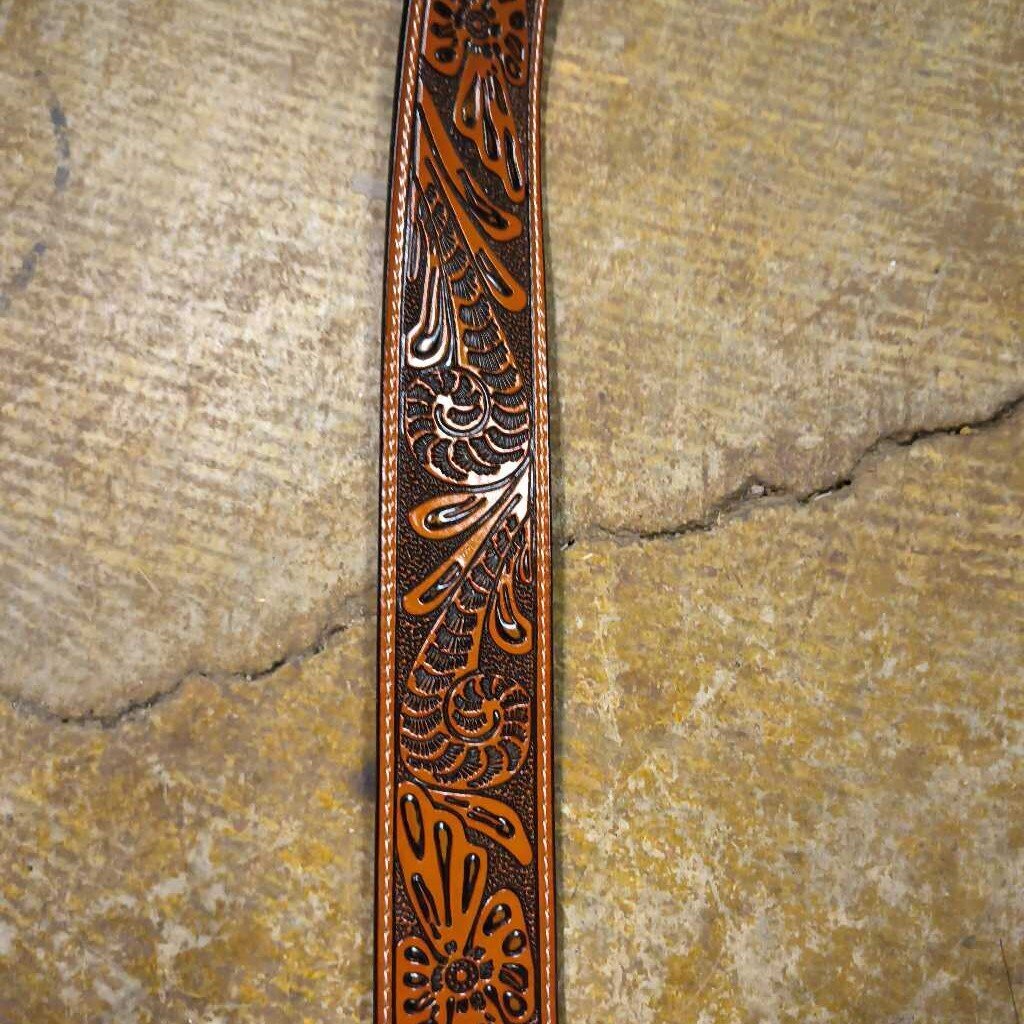 Leather/floral