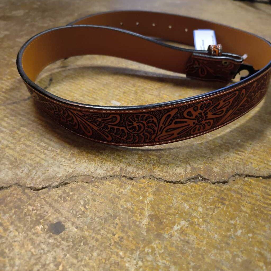 Leather/floral