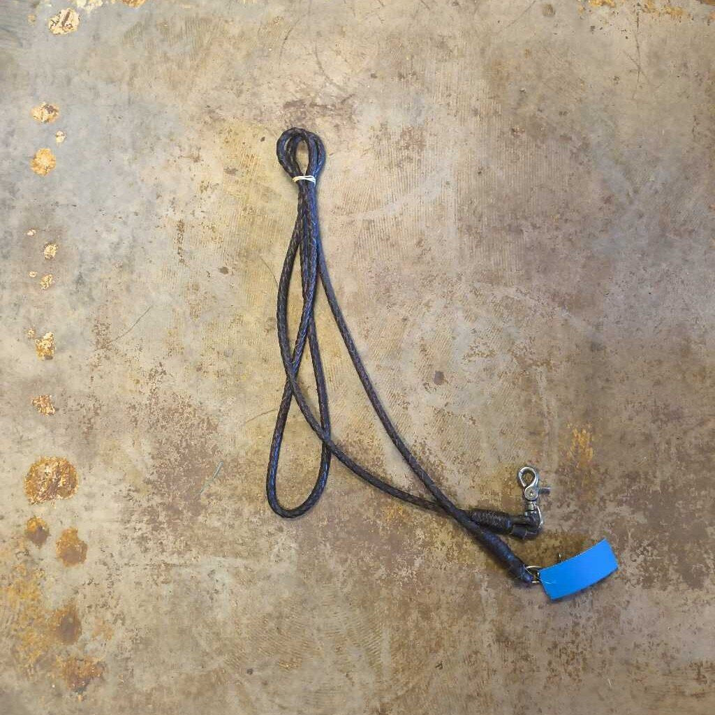 braided single loop reins