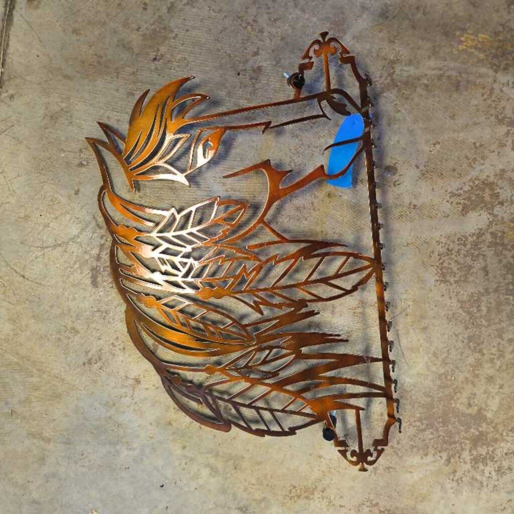 horse head with hooks- metal