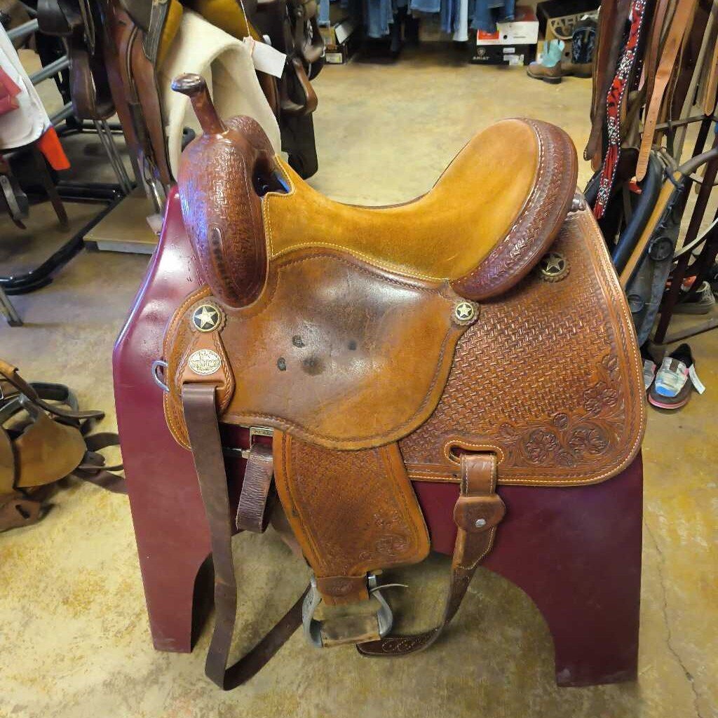 Barrel saddle- draft- Martin saddlery