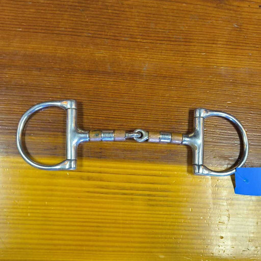 D ring snaffle with rollers