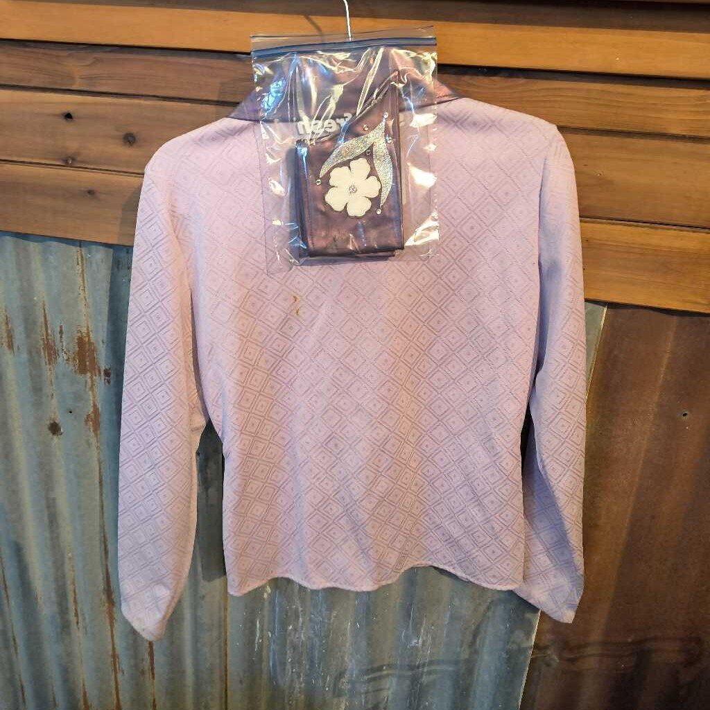 Full zip top with collar and cuffs