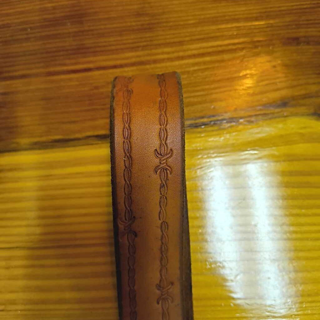Browband leather bridle- Barbwire