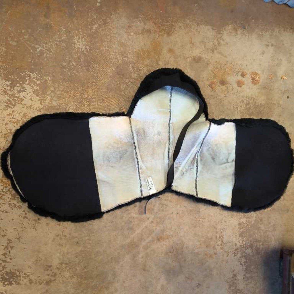 Real fleece seat pad