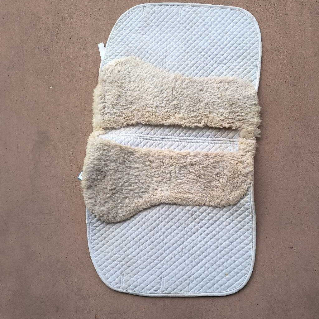 Quilted real fleece Dressage pad