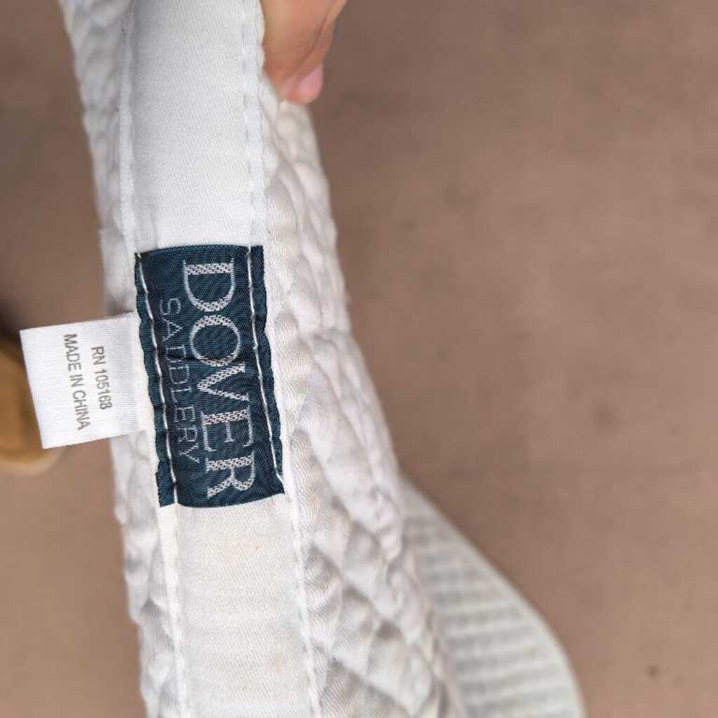 Quilted real fleece Dressage pad