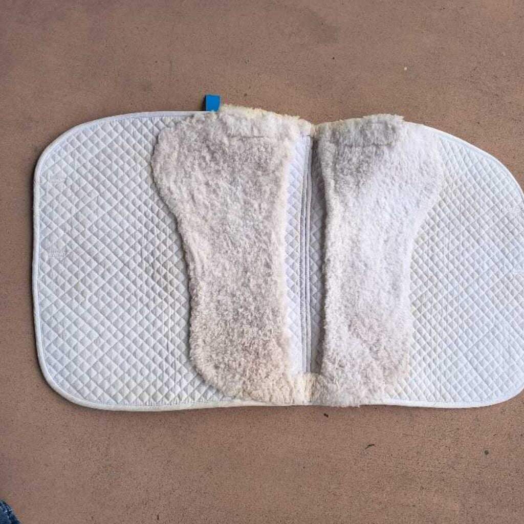 Quilted real fleece Dressage pad