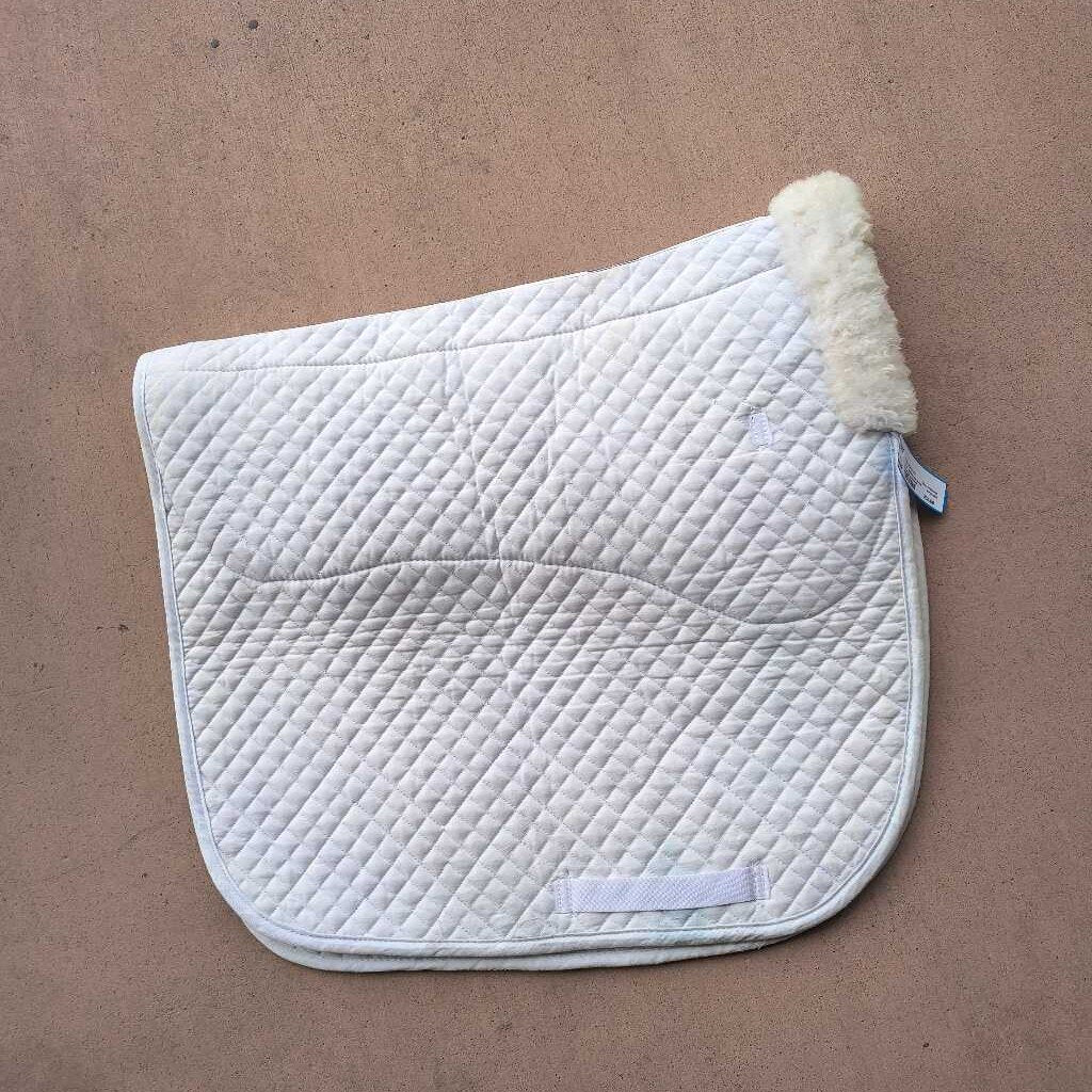 Quilted real fleece Dressage pad