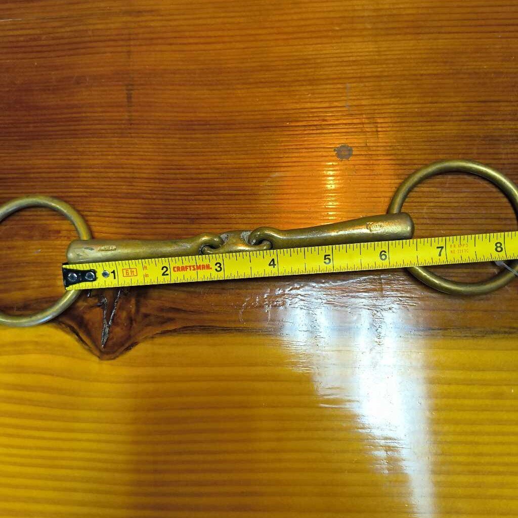 Loose ring 3 piece snaffle