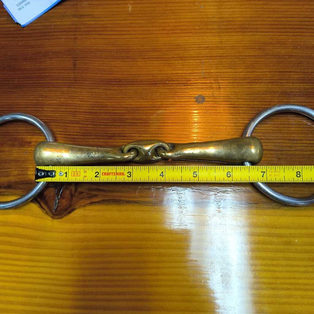 Loose ring 3 piece snaffle