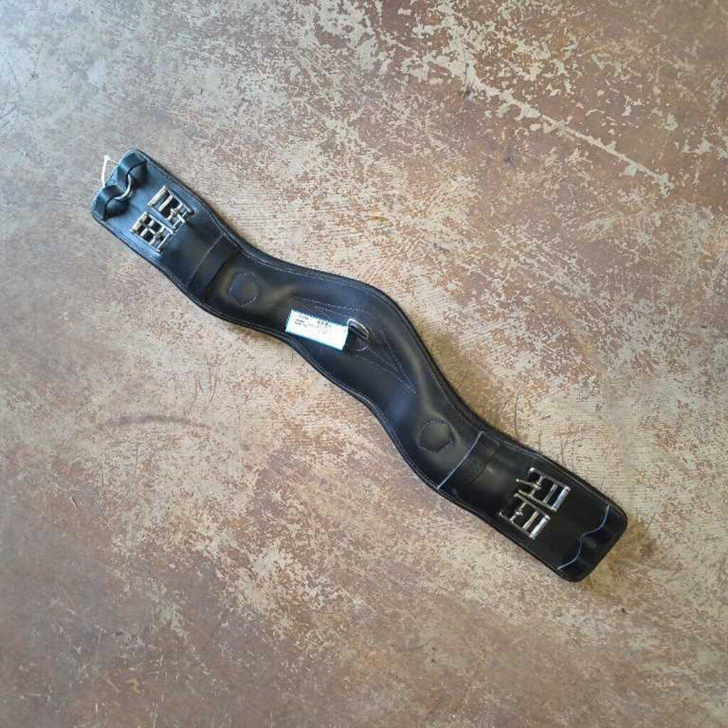 Dressage contour leather girth