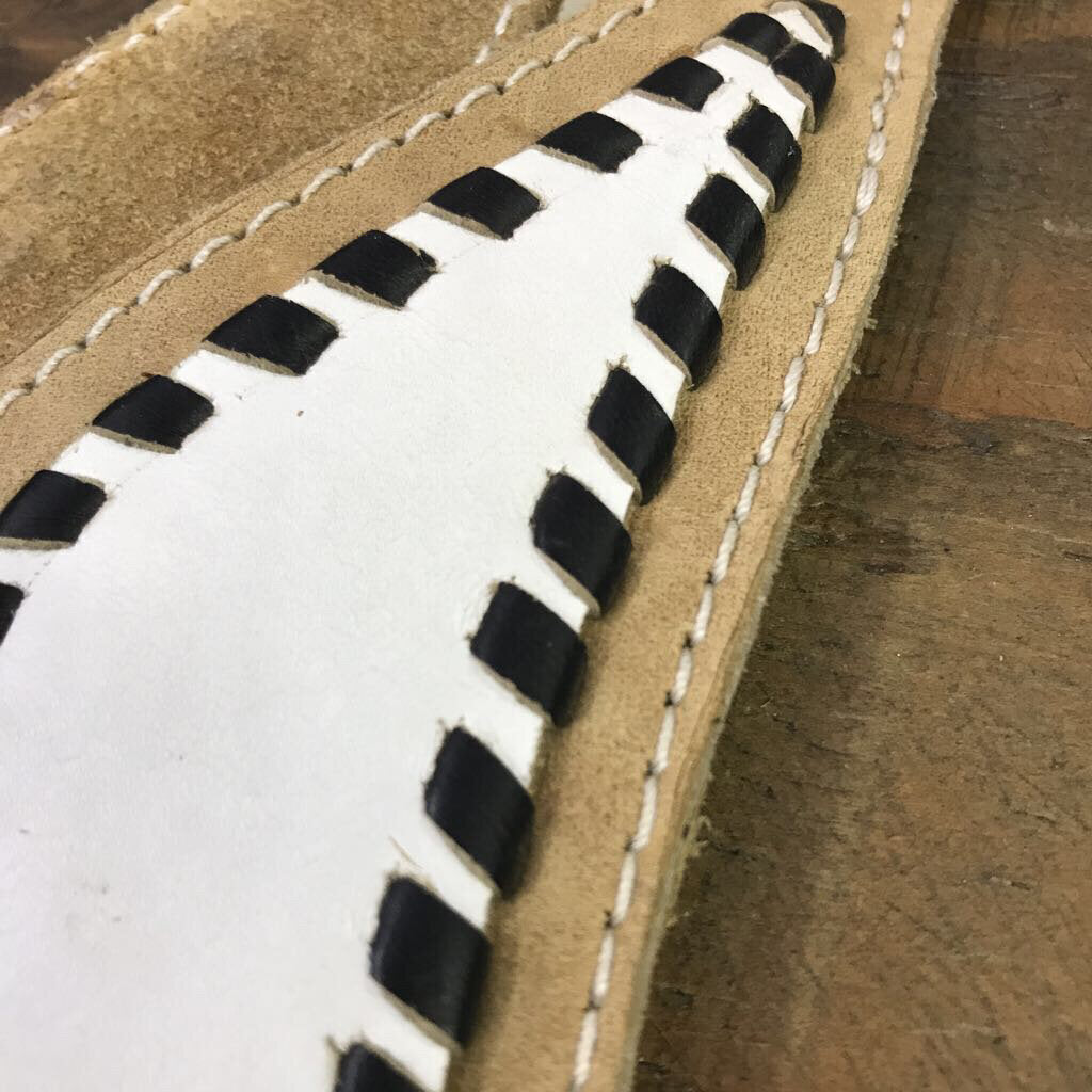 Western Spur Straps White