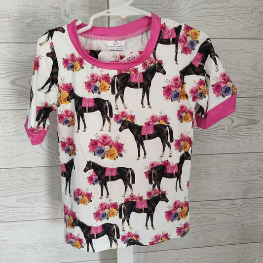 Floral Horse Print