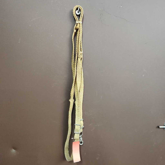 waxed flat roping reins