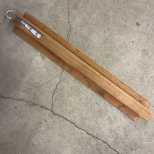 Wooden saddle rack