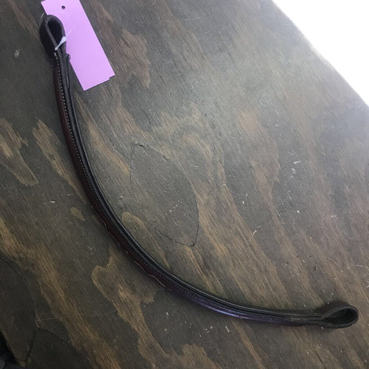English Browband padded fancy stitch