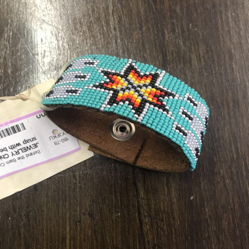 Bracelet- snap with beading